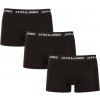 Jack&Jones 3 Pack pánske boxerky JACANTHONY 12171944 Black