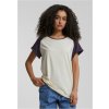 Women's T-shirt Contrast Raglan cream/purple šedá M Urban Classics 4065812671950 Women's T-shirt Contrast Raglan cream/purple šedá M Urban Classics 4065812671950