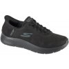 Skechers Nízke tenisky Slip-Ins: GO Walk Flex - Smooth Motion Čierna Skechers Nízke tenisky Slip-Ins: GO Walk Flex - Smooth Motion Čierna