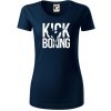 Nápis Kick Boxing - Dámske tričko z organickej bavlny Origin (GOTS) - 2XL ( Tmavomodrá (takmer čierna) ) Nápis Kick Boxing - Dámske tričko z organickej bavlny Origin (GOTS) - 2XL ( Tmavomodrá (takmer čierna) )