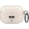 Karl Lagerfeld Apple AirPods Pro cover Glitter Karl`s Head KLAPUKHGD Karl Lagerfeld Apple AirPods Pro cover Glitter Karl`s Head KLAPUKHGD