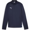 Puma teamGOAL Training 1/4 Zip Top Jr modrá