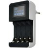 Solight DN25 Nabíječka s LCD displejem, AC 230V, 450mA, 4 kanály, AA/AAA, řízená mikroprocesorem Solight DN25 Nabíječka s LCD displejem, AC 230V, 450mA, 4 kanály, AA/AAA, řízená mikroprocesorem