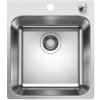 Blanco Supra 400 - Drez, 50x44 cm, s ovládaním odtoku, kefovaná nerezová 526353 Blanco Supra 400 - Drez, 50x44 cm, s ovládaním odtoku, kefovaná nerezová 526353