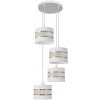 Helam | Luster na lanku HELEN 4xE27/15W/230V biela/zlatá | HE1203 Helam | Luster na lanku HELEN 4xE27/15W/230V biela/zlatá | HE1203