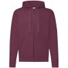 Burgundy Zippered Hoodie Classic Fruit of the Loom tmavočervená XXL Fruit of the Loom 5904882097927 Burgundy Zippered Hoodie Classic Fruit of the Loom tmavočervená XXL Fruit of the Loom 5904882097927