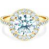 Savicki Zásnubný prsteň This is Love žlté zlato diamant TIL 5 D Z
