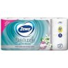 Zewa Deluxe Aqua Tube Jasmine Blossom parfémovaný 3 vrstvý 150 útržků 8 ks Zewa Deluxe Aqua Tube Jasmine Blossom parfémovaný 3 vrstvý 150 útržků 8 ks