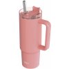Quokka Nerezový termohrnček so slamkou Vibe Coral 880 ml Quokka Nerezový termohrnček so slamkou Vibe Coral 880 ml