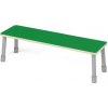 Šatňová lavička, 120 cm zelená Šatňová lavička, 120 cm zelená