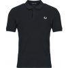 Fred Perry Polokošele s krátkym rukávom THE FRED PERRY SHIRT Čierna Fred Perry Polokošele s krátkym rukávom THE FRED PERRY SHIRT Čierna