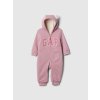 GAP Baby sherpa overal s logom Ružová 0-3M Ružová Ružová GAP Baby sherpa overal s logom Ružová 0-3M Ružová Ružová