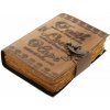 Leather Journals Ručně vyráběný kožený zápisník Faith, Love and Hope Leather Journals Ručně vyráběný kožený zápisník Faith, Love and Hope