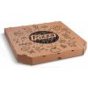 Wimex Krabica na pizzu mikrovlnitá lepenka kraft 32 x 32 x 3 cm