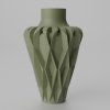 Váza Lunor Farba produktu: Oliva, Výška vázy: M-200mm Váza Lunor Farba produktu: Oliva, Výška vázy: M-200mm