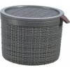 CURVER JUTE 2L Košík okrúhly 17 x 17 x 13 cm, tmavo sivý 01903-G44 CURVER JUTE 2L Košík okrúhly 17 x 17 x 13 cm, tmavo sivý 01903-G44