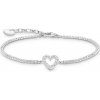 Thomas Sabo A2177-051-14-L19V tenisový náramek srdce s bílými kamínky Thomas Sabo A2177-051-14-L19V tenisový náramek srdce s bílými kamínky