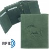 Pánska kožená peňaženka Giorgio Carelli hunter s motívom diviaka, RFID ochrana Pánska kožená peňaženka Giorgio Carelli hunter s motívom diviaka, RFID ochrana