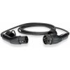 Nedis typ 2 16 A 11000 W 3-fázový černý box 5 m Nedis typ 2 16 A 11000 W 3-fázový černý box 5 m
