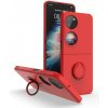 Ring Holder kryt na Huawei P50 Pocket - Červená Ring Holder kryt na Huawei P50 Pocket - Červená