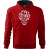 Bike lebka mikina s kapucňou Hooded sweater červená