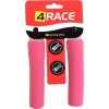 gripy 4RACE pěnové tvrzené 130mm růžové gripy 4RACE pěnové tvrzené 130mm růžové