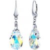 Silvego Strieborné náušnice Kvapka 22mm vyrobené so Swarovski® Crystals LSW076E Silvego Strieborné náušnice Kvapka 22mm vyrobené so Swarovski® Crystals LSW076E