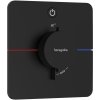 Hansgrohe ShowerSelect Comfort Q sprchová batéria podomietková s termostatom čierna 15581670 Hansgrohe ShowerSelect Comfort Q sprchová batéria podomietková s termostatom čierna 15581670