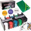 POKER SET V KOVOVOM OBALE s PODLOŽKOU POKER SET V KOVOVOM OBALE s PODLOŽKOU