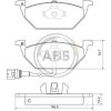 A.B.S. Sada brzdových platničiek kotúčovej brzdy 37155