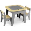 Detský stôl a stolička Milly Mally Olaf Blocks Dark Grey Detský stôl a stolička Milly Mally Olaf Blocks Dark Grey