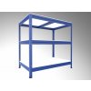 Kovový regál Biedrax 35 x 90 x 90 cm, modrý - 3 police biele lamino 12mm Kovový regál Biedrax 35 x 90 x 90 cm, modrý - 3 police biele lamino 12mm