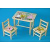 Detský drevený stôl so stoličkami Spongebob - 51x40 cm Detský drevený stôl so stoličkami Spongebob - 51x40 cm