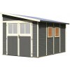 KARIBU HOLZTECHNIK Drevený domček KARIBU BOMLITZ 4 (8887) terragrau LG3140 KARIBU HOLZTECHNIK Drevený domček KARIBU BOMLITZ 4 (8887) terragrau LG3140
