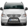 STEELER Predný rám nerez so spodným chráničom, Mercedes Vito, 2003-2010, Homologizácia EC, Black STEELER Predný rám nerez so spodným chráničom, Mercedes Vito, 2003-2010, Homologizácia EC, Black