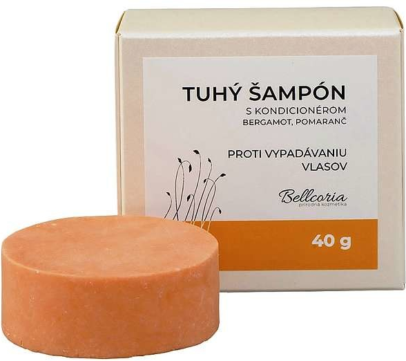 Bellcoria tuhý šampón s kondicionérom Bergamot 40 g