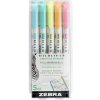 Zebra Mildliner Fluorescent 5 farieb 1,0 / 3,5 mm obojstranný 8105 Zebra Mildliner Fluorescent 5 farieb 1,0 / 3,5 mm obojstranný 8105