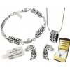 SÚPRAVA STRIEBORNÝCH ŠPERKOV 925. Zirkóny SWAROVSKI SÚPRAVA STRIEBORNÝCH ŠPERKOV 925. Zirkóny SWAROVSKI