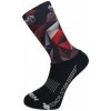 HAVEN Cyklistické ponožky klasické - AERO - čierna/červená M HAVEN Cyklistické ponožky klasické - AERO - čierna/červená M