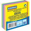 DONAU Bloček Donau v 6 neónových farbách 50x50mm 250l DONAU Bloček Donau v 6 neónových farbách 50x50mm 250l