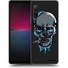 Picasee silikónový čierny obal pre Sony Xperia 10 IV 5G - EARTH - Lebka 3.0 Picasee silikónový čierny obal pre Sony Xperia 10 IV 5G - EARTH - Lebka 3.0