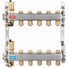 NOVASERVIS Rozdeľovač nerez s regulačnými mechanickými ventilmi 3okruhy SN-RO03S