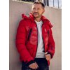 Červená pánska prešívaná zimná bunda Bolf 99527A Červená pánska prešívaná zimná bunda Bolf 99527A
