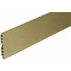 PVC sokel 100mm, nerez, dĺžka 4m PVC sokel 100mm, nerez, dĺžka 4m