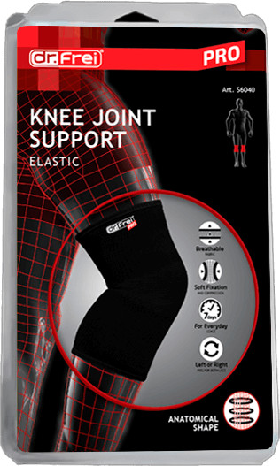 Dr.Frei Pro S6040 švýcarská elastická bandáž na koleno Knee joint support elastic