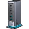 65W nabíjačka / EÚ adaptér JOYROOM - GaN 65W - 4x USB-C + 2x USB-A - sivá 65W nabíjačka / EÚ adaptér JOYROOM - GaN 65W - 4x USB-C + 2x USB-A - sivá