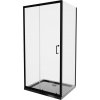 MEXEN/S - Apia Sprchovací kút 90x100, transparent, čierna + vanička so sifónom 840-090-100-70-00-4070B MEXEN/S - Apia Sprchovací kút 90x100, transparent, čierna + vanička so sifónom 840-090-100-70-00-4070B
