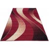 Chemex Moderný koberec Tap - vlnky 5 - červený Rozmer koberca: 60x100 cm Chemex Moderný koberec Tap - vlnky 5 - červený Rozmer koberca: 60x100 cm