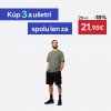 DOMYOS Pánske tričko na fitness s krátkym rukávom kaki zelené 3XL DOMYOS Pánske tričko na fitness s krátkym rukávom kaki zelené 3XL