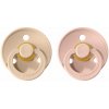 Cumlíky BIBS Colour okrúhle veľkosť 2 Vanilla/Blush Cumlíky BIBS Colour okrúhle veľkosť 2 Vanilla/Blush